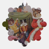 Carte Décorative Louis Wain Christmas Time Cats (Verso)