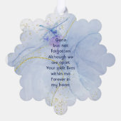 Carte Décorative Loup commémoratif de conservation de poches (Verso)