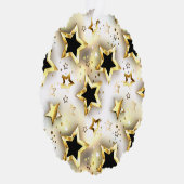 Carte Décorative Lumière transparente avec étoiles or (Droite)