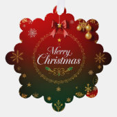 Carte Décorative Luxueuse élégance de Noël (Recto)