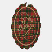 Carte Décorative MacDonald Kingsburgh Tartan écossais Noël (Droite)
