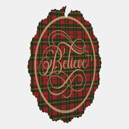 Carte Décorative MacDonald Kingsburgh Tartan écossais Noël (Droite)