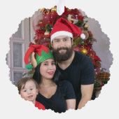 Carte Décorative Maison de fête portugaise de Noël (Verso)