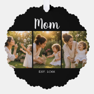 Carte Décorative Maman a établi un souvenir de Noël photo