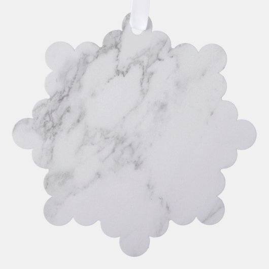 Carte Décorative Marbre Blanc (Recto)