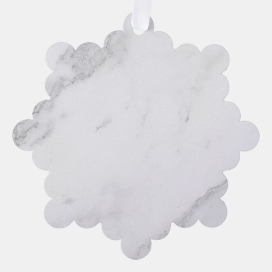 Carte Décorative Marbre Blanc (Recto)