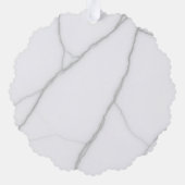 Carte Décorative Marbre Blanc (Verso)
