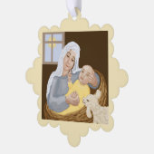 Carte Décorative Marie et Jésus (Gauche)