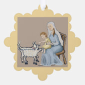 Carte Décorative Marie et Jésus (Verso)