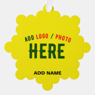 CARTE DÉCORATIVE MARQUE VÉRIFIÉE JAUNE CLAIR ET MODERNE