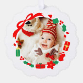 Carte Décorative Meilleur cadeau Premier Noël (Recto)