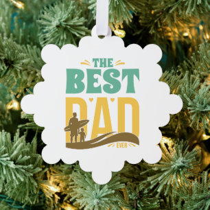 Carte Décorative Meilleur Papa du Monde
