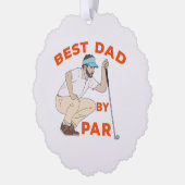 Carte Décorative Meilleur papa par rapport (Gauche)