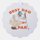 Carte Décorative Meilleur papa par rapport (Verso)