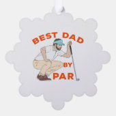 Carte Décorative Meilleur papa par rapport (Verso)