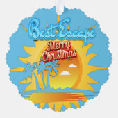 Carte Décorative Meilleure évasion pour Noël (Verso)