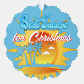 Carte Décorative Meilleure évasion pour Noël (Recto)