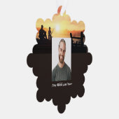 Carte Décorative Mémorial chrétien Père Son Pêcheur (Droite)