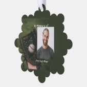 Carte Décorative Memorial Keepsake Baseball Game Player (Gauche)