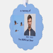 Carte Décorative  Memorial Keepsake Canada Goose Outdoors (Gauche)