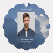 Carte Décorative Memorial Keepsake Clouds Sky Heavenly (Recto)