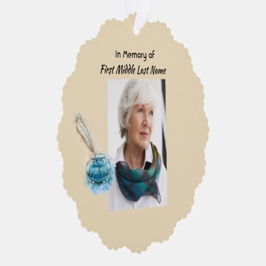 Carte Décorative  Memorial Keepsake Feather Pen  (Droite)