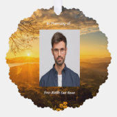 Carte Décorative Memorial Keepsake Golden Sunrise  (Recto)