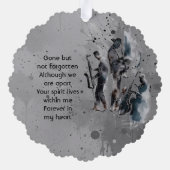 Carte Décorative Memorial Keepsake Music Jazz Band (Verso)