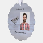 Carte Décorative  Memorial Keepsake Sandpiper Shore Bird  (Gauche)
