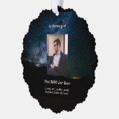 Carte Décorative Memorial Milky Way Starry Night Sky  (Gauche)