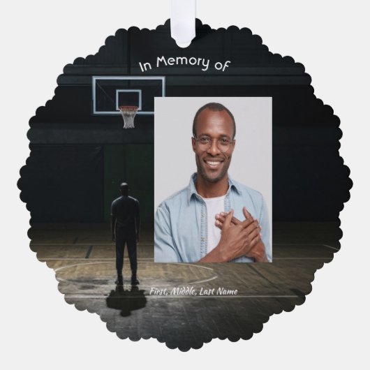 Carte Décorative Memorial Pocket Card Basketball Game (Recto)