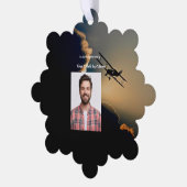 Carte Décorative Mémorial prière pilote avion avion avion vol (Gauche)