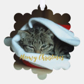 Carte Décorative Meowy Christmas Cat (Verso)