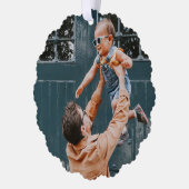 Carte Décorative Merry and Bright Minimum Christmas Soft Red Photo (Gauche)