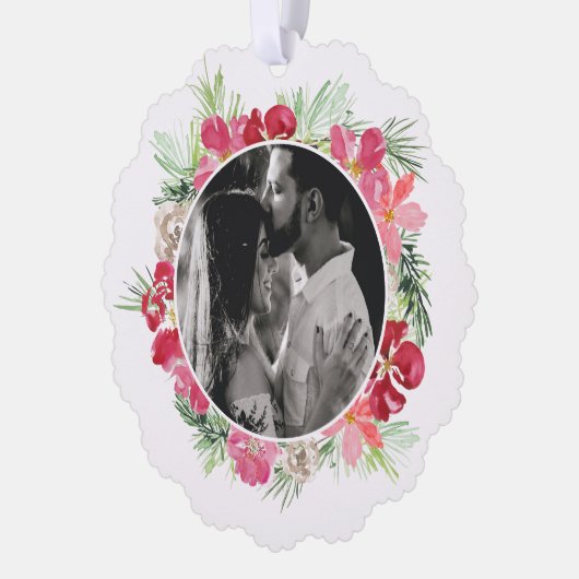 Carte Décorative Merveilleuse couronne Noël (Gauche)