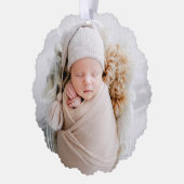 Carte Décorative Mini moderne photo complète premier Noël (Gauche)