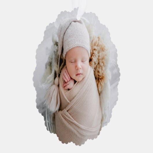 Carte Décorative Mini moderne photo complète premier Noël (Droite)