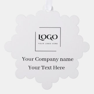 Carte Décorative Modèle de logo personnalisé élégant