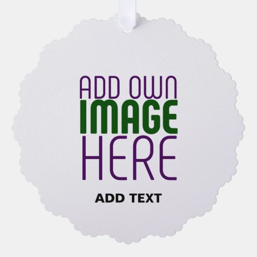 CARTE DÉCORATIVE MODÈLE DE TEXTE D'IMAGE BLANCHE SIMPLE MODERNE (Recto)