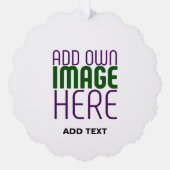 CARTE DÉCORATIVE MODÈLE DE TEXTE D'IMAGE BLANCHE SIMPLE MODERNE (Recto)