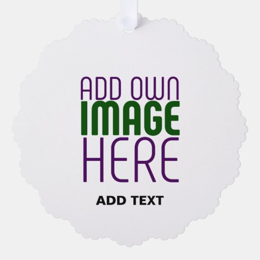 CARTE DÉCORATIVE MODÈLE DE TEXTE D'IMAGE BLANCHE SIMPLE MODERNE (Recto)