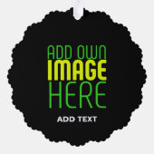CARTE DÉCORATIVE MODÈLE DE TEXTE D'IMAGE NOIRE SIMPLE ET MODERNE (Verso)