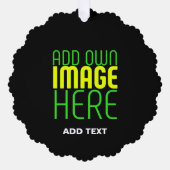 CARTE DÉCORATIVE MODÈLE DE TEXTE D'IMAGE NOIRE SIMPLE ET MODERNE (Recto)