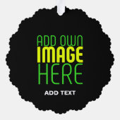 CARTE DÉCORATIVE MODÈLE DE TEXTE D'IMAGE NOIRE SIMPLE ET MODERNE (Verso)