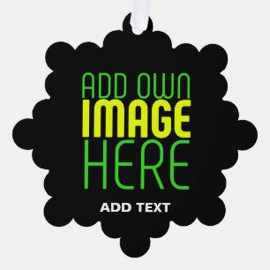 CARTE DÉCORATIVE MODÈLE DE TEXTE D'IMAGE NOIRE SIMPLE ET MODERNE