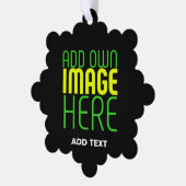 CARTE DÉCORATIVE MODELE DE TEXTE D'IMAGE NOIRE SIMPLE ET MODIFIABLE (Gauche)