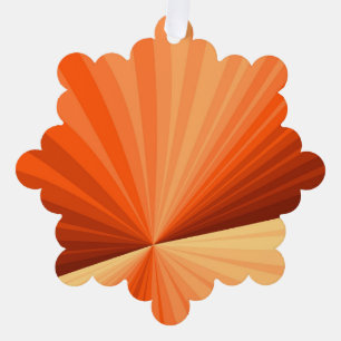 Carte Décorative Moderne Abstrait Orange Rouge Vanille Graphique Fr