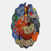 Carte Décorative Mona Lisa Fun Zodiac Whimsical (Droite)