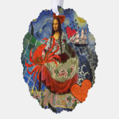 Carte Décorative Mona Lisa Fun Zodiac Whimsical (Gauche)