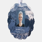 Carte Décorative Montagnes chrétiennes souvenir mémorial alpin (Gauche)